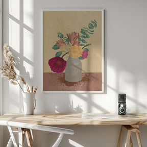 Arranged Flowers Poster