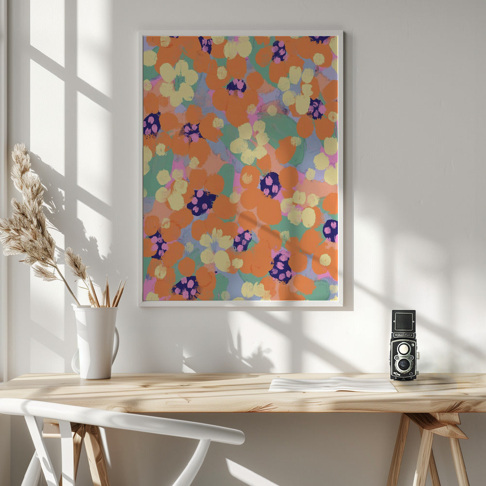 Flowerpattern Poster