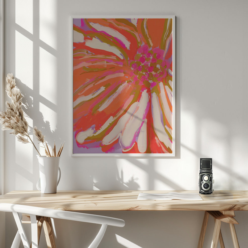 Abstract flower detail Poster