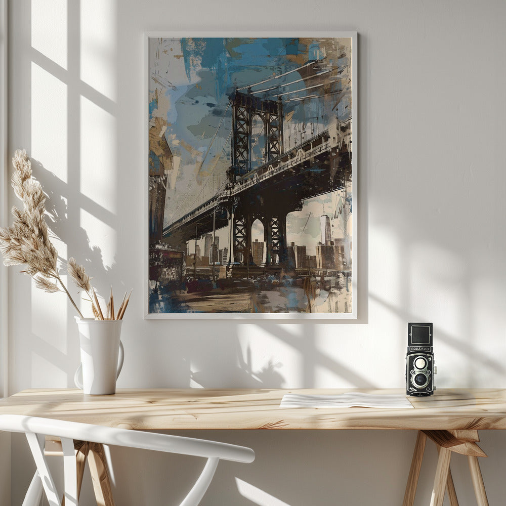 Manhattan Bridge - New York Poster