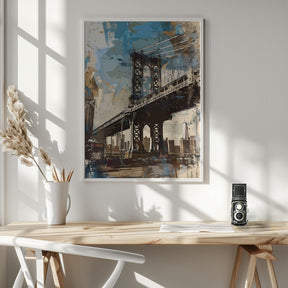 Manhattan Bridge - New York Poster