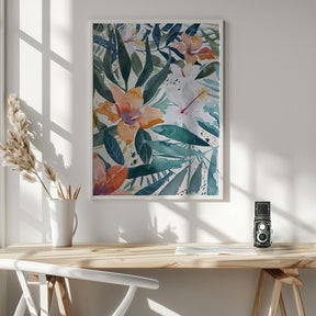 Watercolor Floral No. 9 Poster