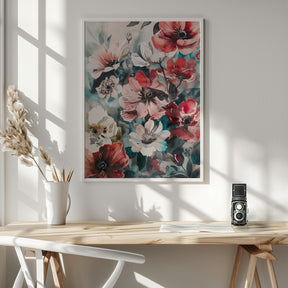 Watercolor Floral No. 11 Poster