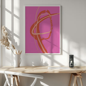 Pink wave no 10 Poster