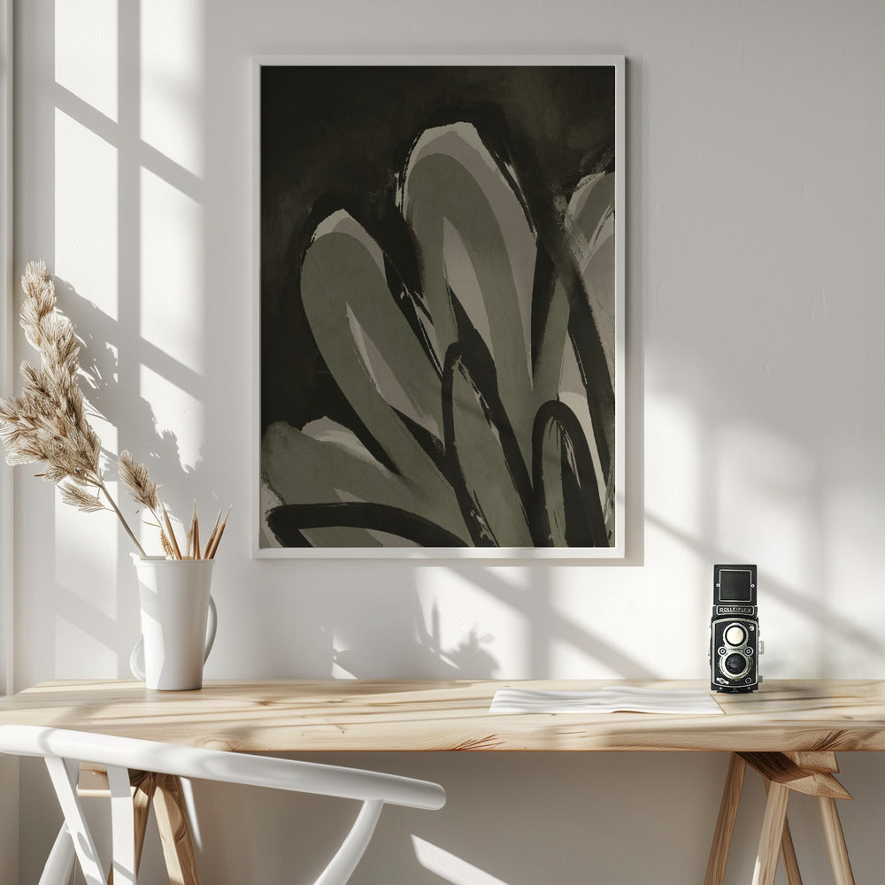 Green Leafs Poster