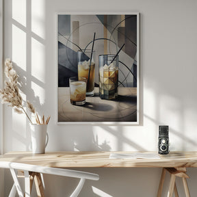 Cubist Cocktails Poster