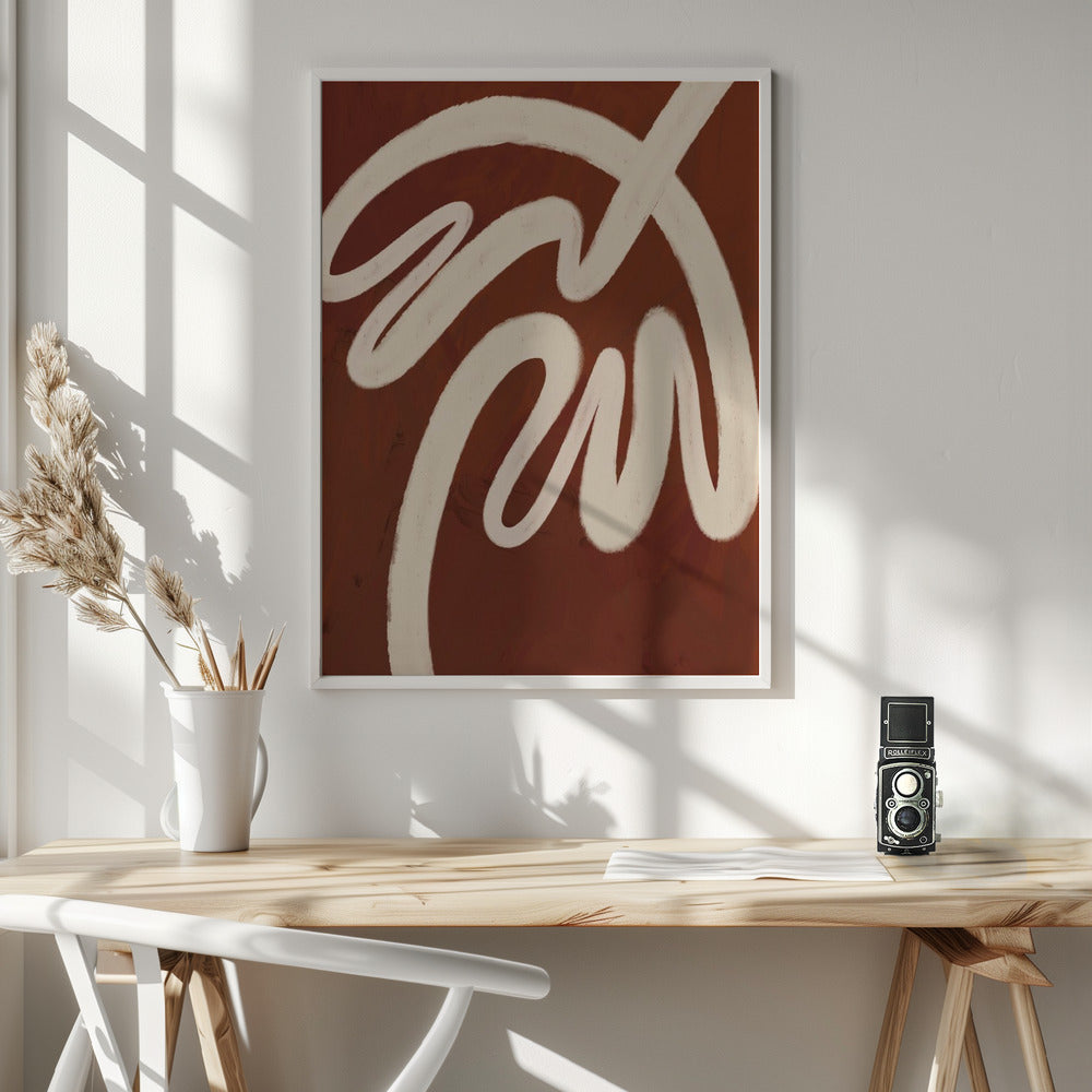 Simple Palm Tree Poster