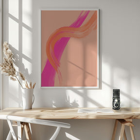 Color Strokes No 16 Poster