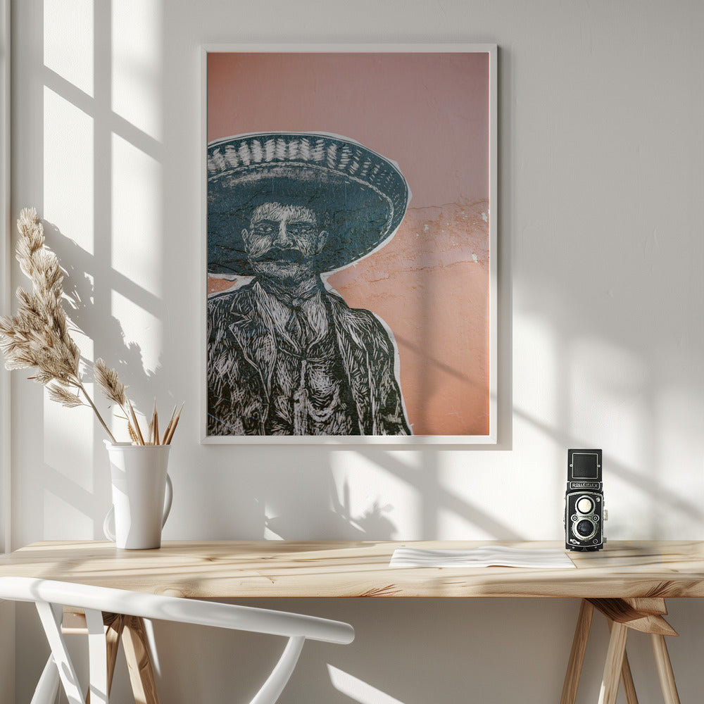 Mexican wall art in Oaxaca Poster