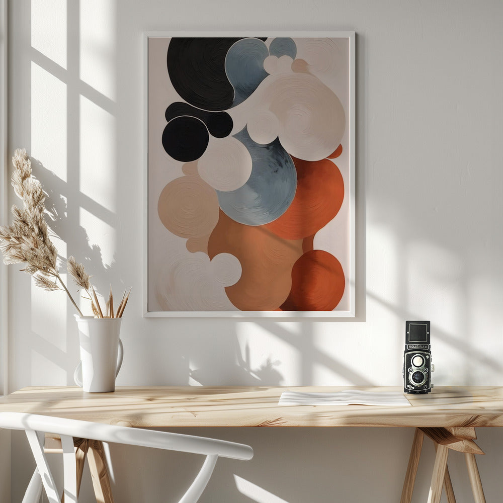 Abstract Clouds No 1 Poster