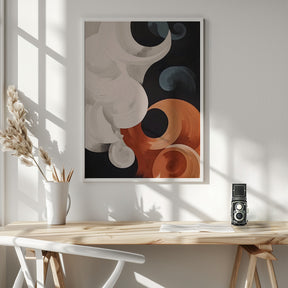 Abstract Clouds No 2 Poster