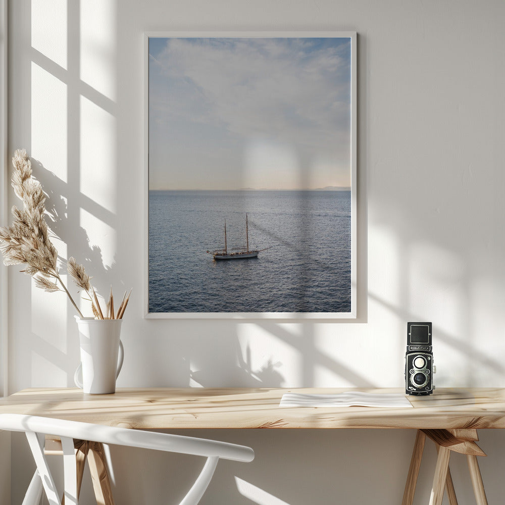 Amalfi Coast Sailing | Italy Travel Photography Poster