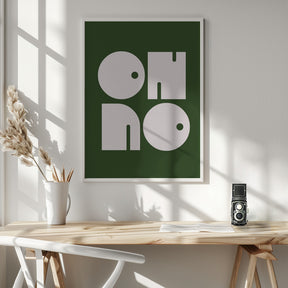 Oh No Green.psdratio 3x4 Print By Bohonewart Poster