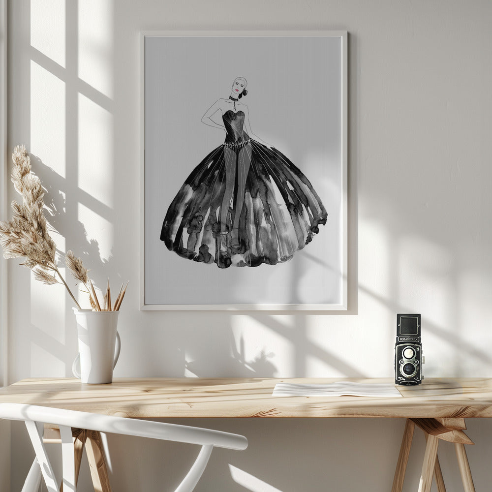 Beren fashion illustration Poster