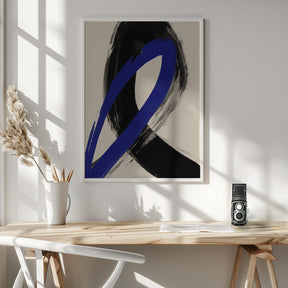 Black And Blue No 3 Poster