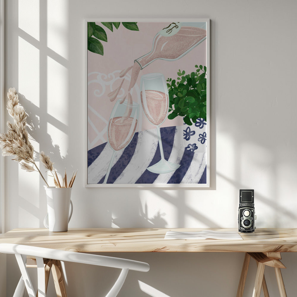 Sparkling rosé Poster