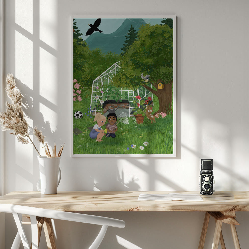 The Lemon butterfly Poster