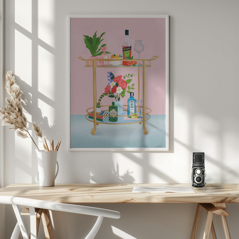 Bar Cart Poster