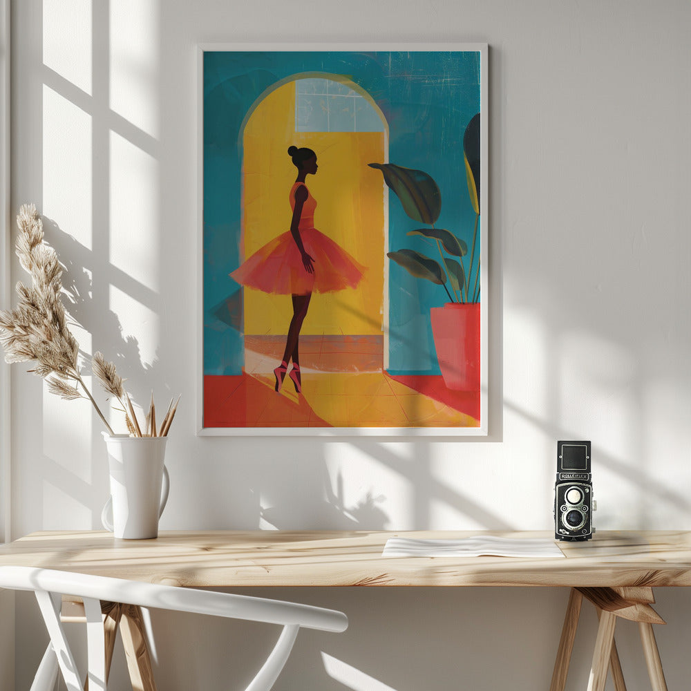 Caribbean Ballerina Poster