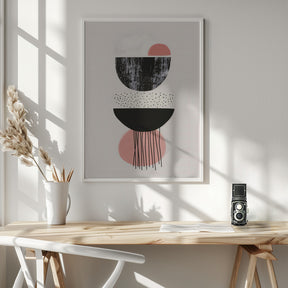 Abstract Minimalist Shapes No 5 Poster