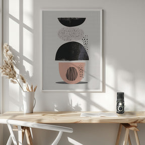 Abstract Minimalist Shapes No 7 Poster