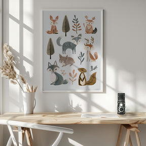 Cute Animals No 1 Poster