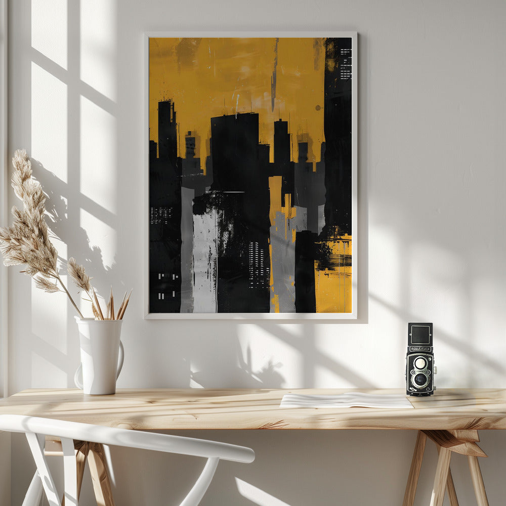 Big City Skyline Poster