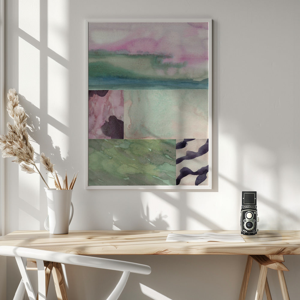 Watercolor abstract composition 10 Poster