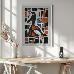 Geometric Aviary Poster