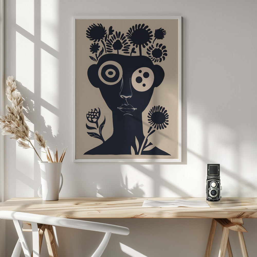 Flower Head Poster