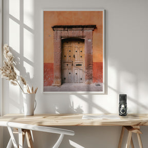 San Miguel de Allende Door | Mexico Travel Photography Poster