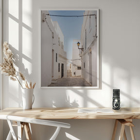 The White town of Vejer de La Frontera Poster