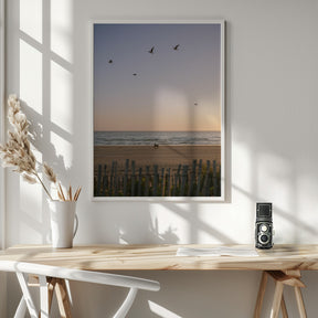 Moroccan Coast Sunset Poster