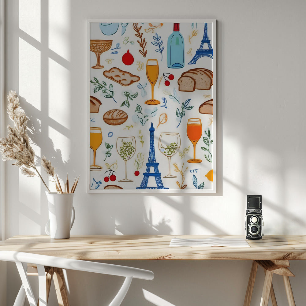 Paris Things Poster