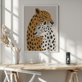 Leopard Mom Poster