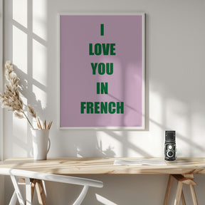 Frenchlovegreen Ratioiso Poster