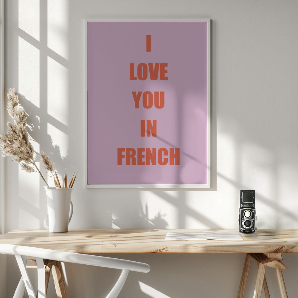 Frenchloveorange Ratioiso Poster