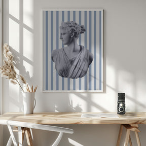 Artemisbluestripes Ratio2x3 Poster