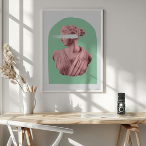 Artemispinkgreen Ratio3x4 Poster