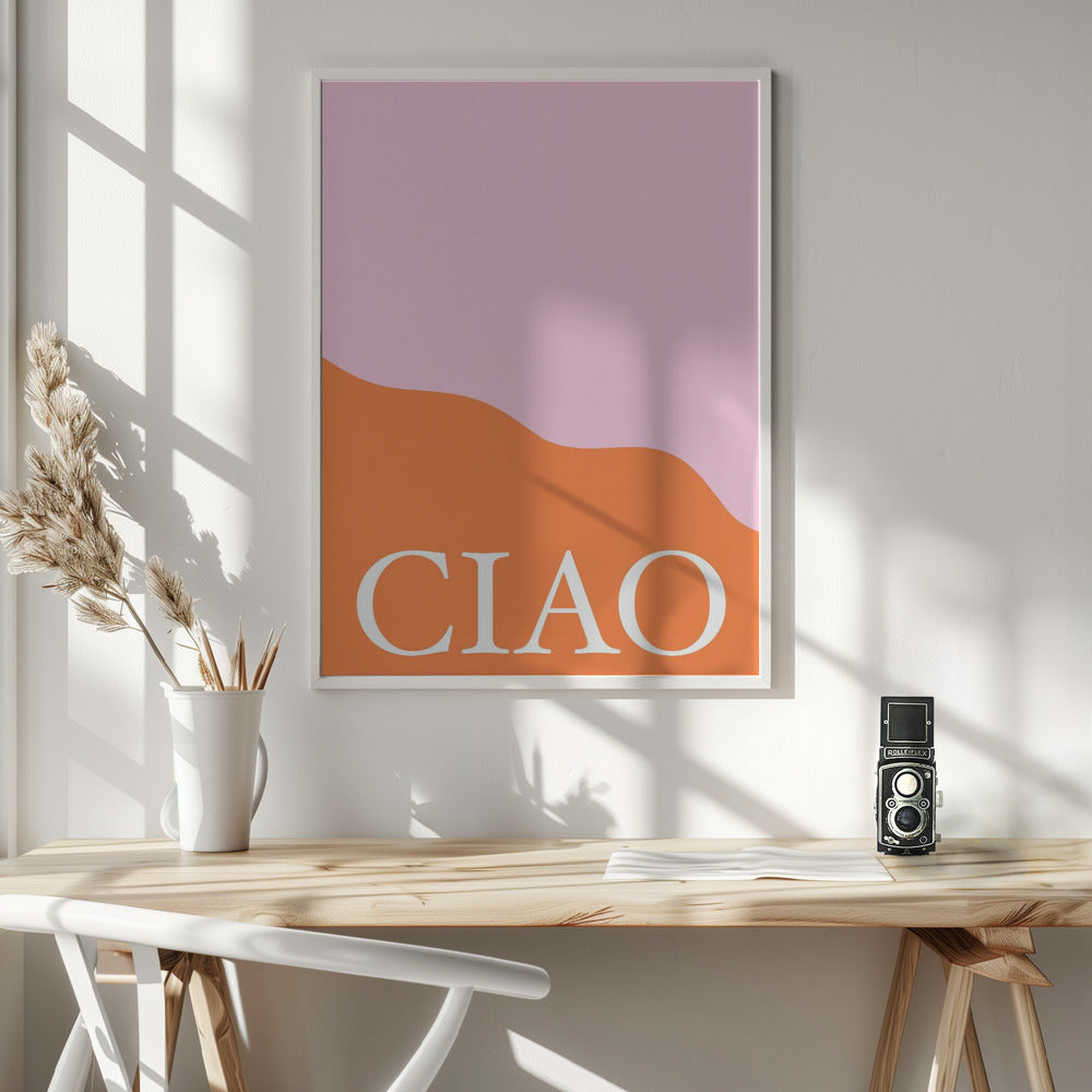 Ciaopinkorange Ratioiso Poster