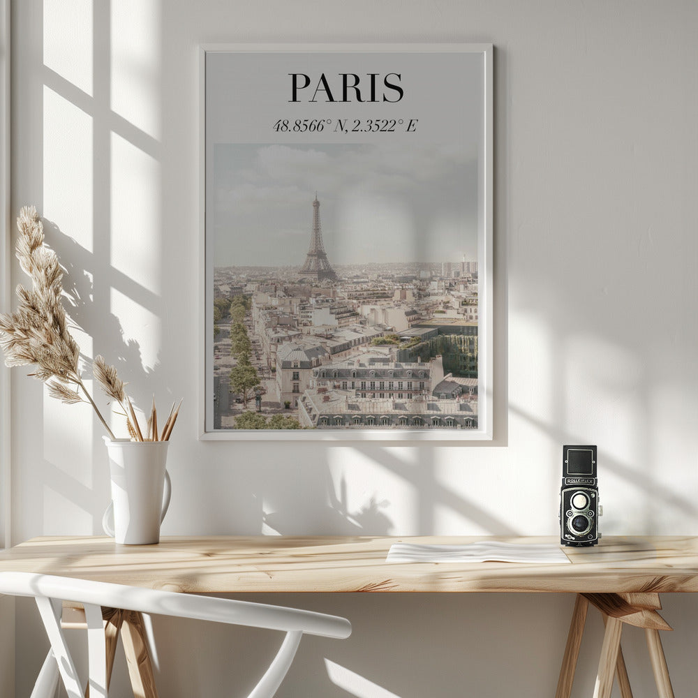 Minimalistpariscolour Ratioiso Poster