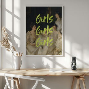 Girlsgirlsgirlsyellow Ratioiso Poster