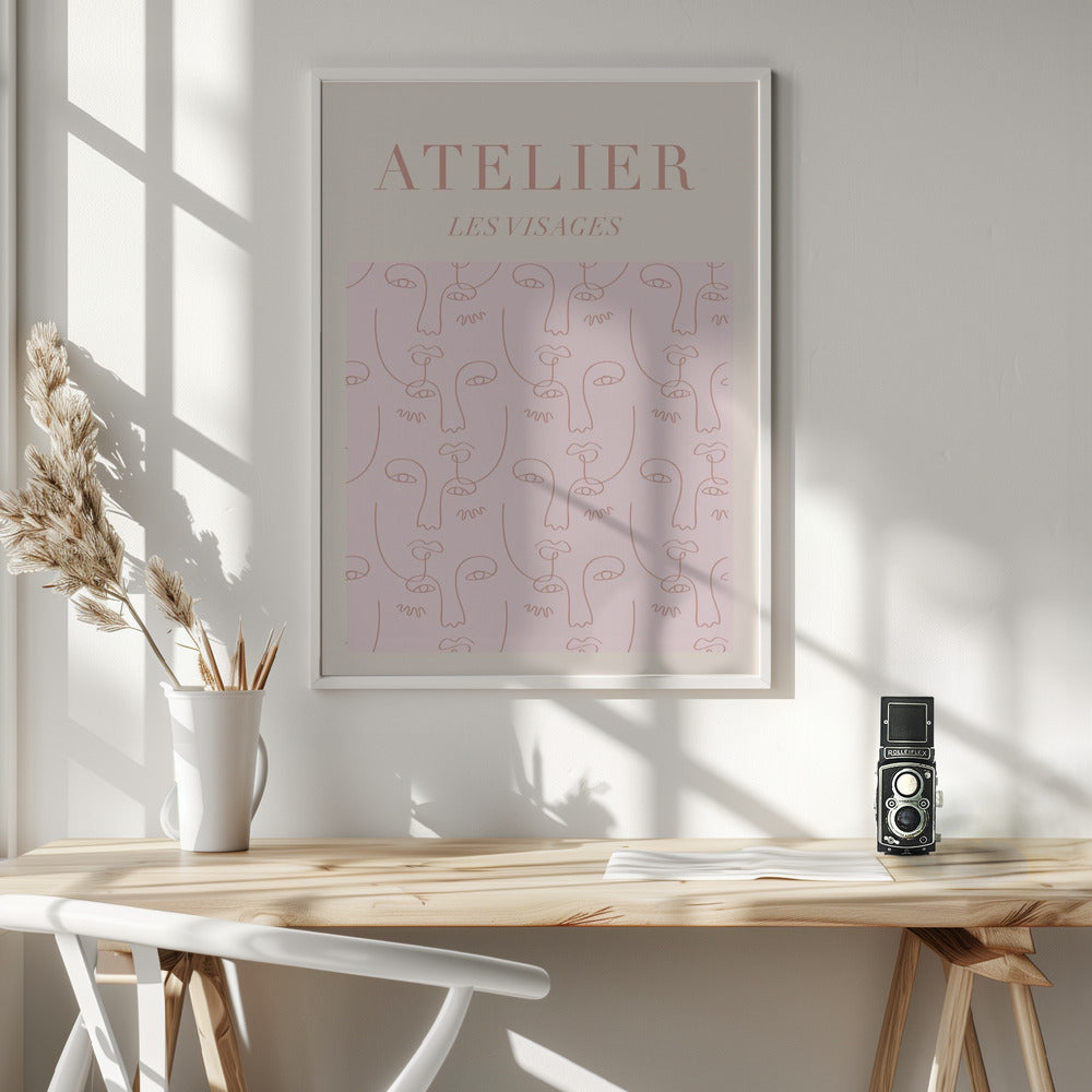 Atelierfacespink Ratioiso Poster