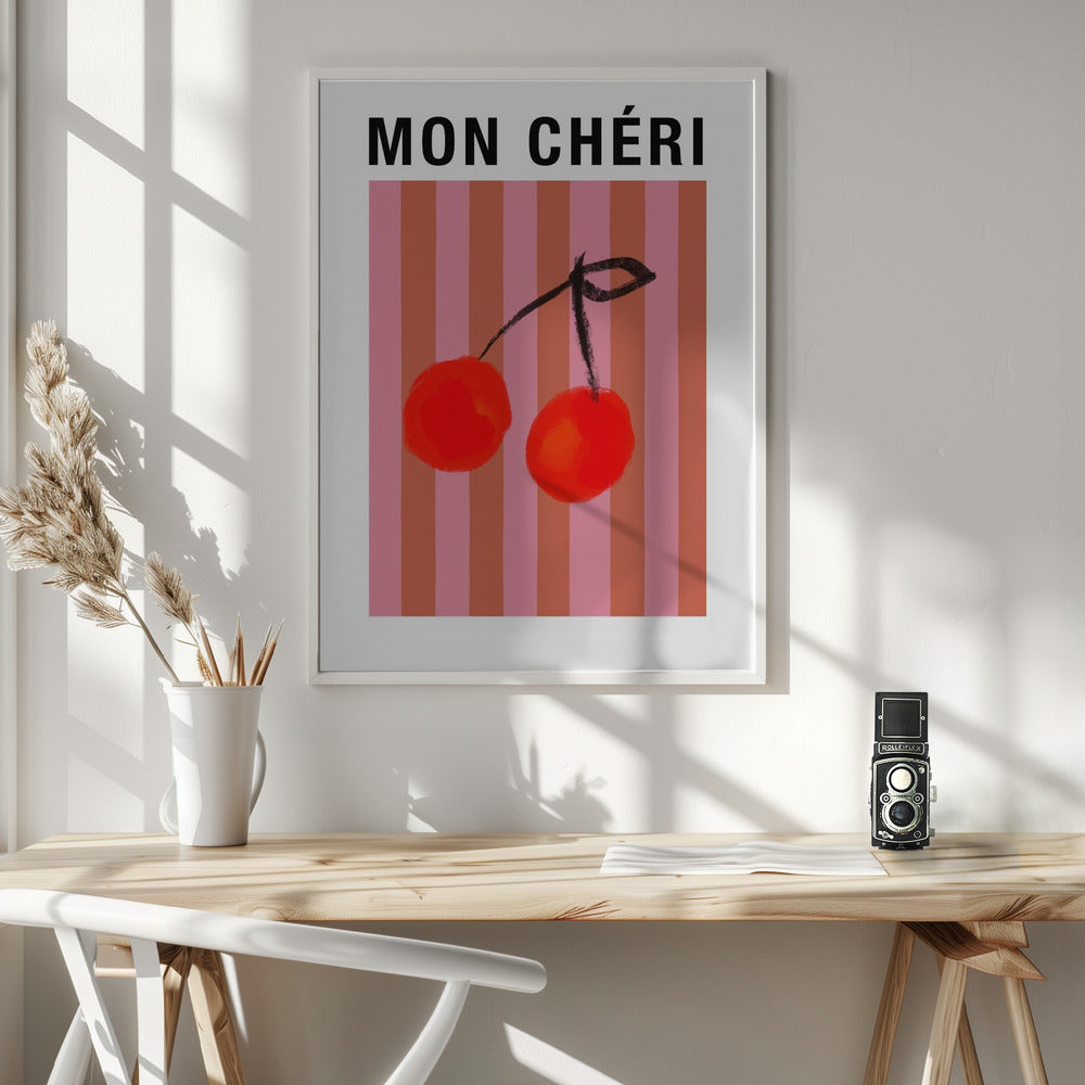 Stripedcherries Ratioiso Poster