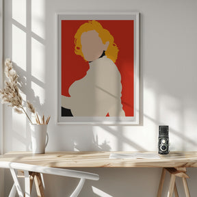 Marilyn Monroe Minimalist Pop Art Poster