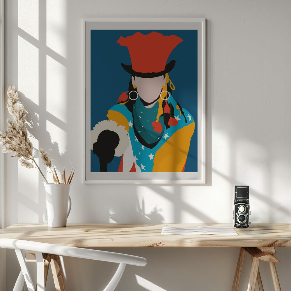 Boy George Minimalist Pop Art Poster