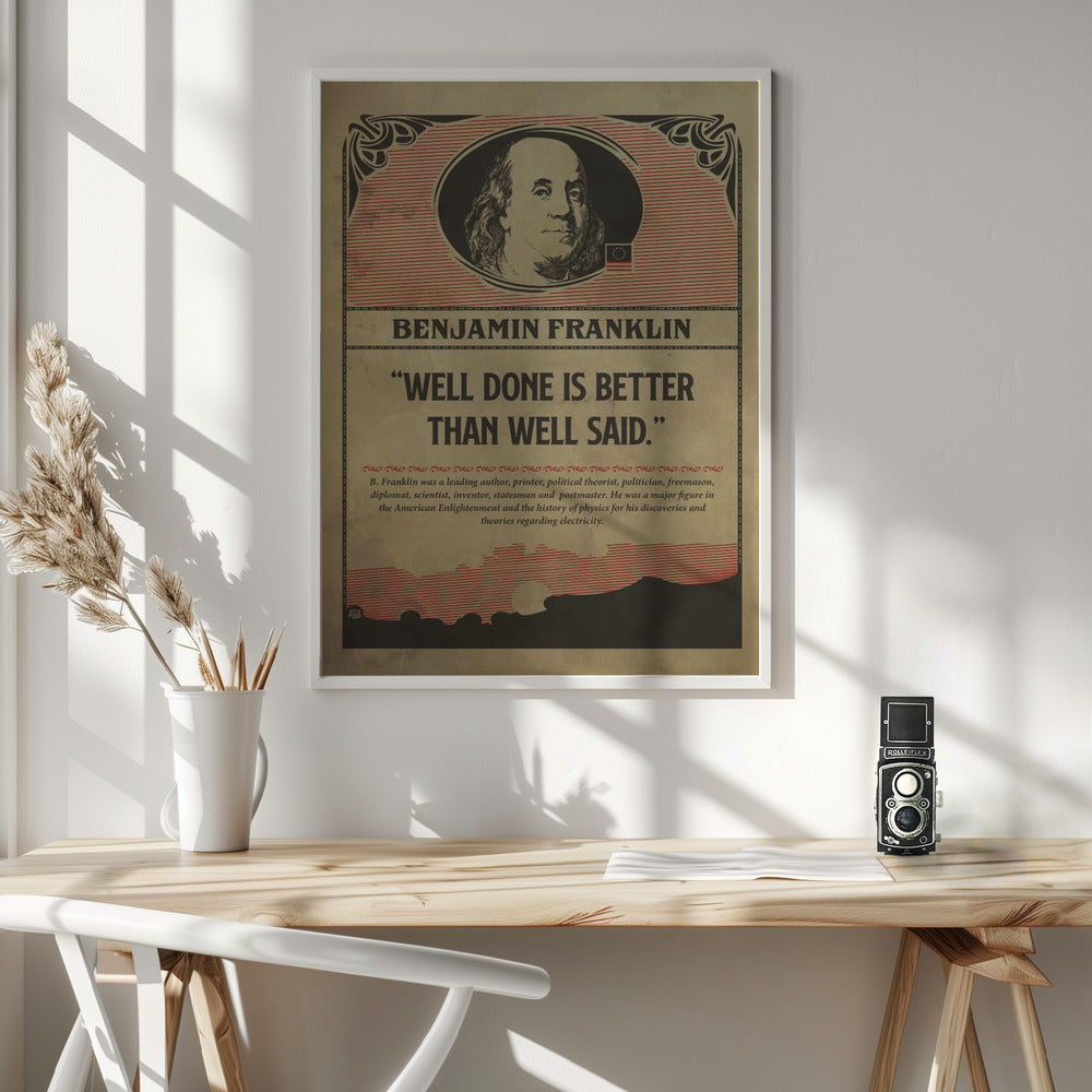 Franklin Print Poster