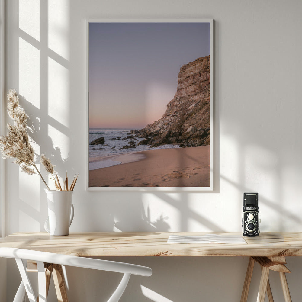 Pastel Portugal Coast Poster