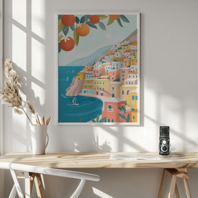 Positano Coast Italy Poster