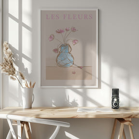 Les fleurs still life painting Poster